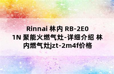 Rinnai 林内 RB-2E01N 聚能火燃气灶-详细介绍 林内燃气灶jzt-2m4f价格